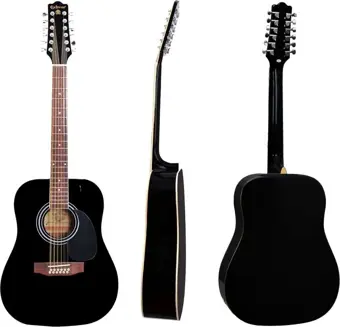 Gitar Akustik XA12BK (12 Telli Akustik Gitar)