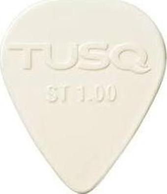 PQP-0100-W6 TUSQ Pick 1.00mm White 6 Pack Bright Tone (PENA)