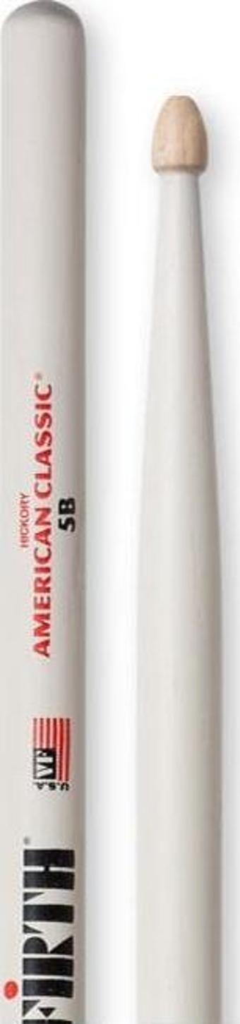 V5BW BAGET (ÇİFT) 5B WOOD WHITE, HICKORY, 0.595"x16", M