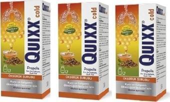 Quixx Cold Propolis Şurup 100 ml 3'lü