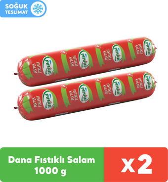 Pınar Dana Fıstıklı Salam 1000 g x 2 Adet