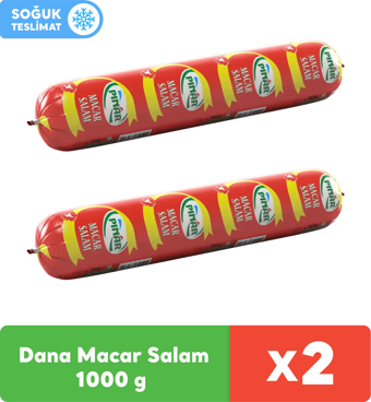 Pınar Dana Macar Salam 1000 g x 2 Adet