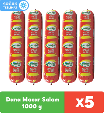 Pınar Dana Macar Salam 1000 g x 5 Adet