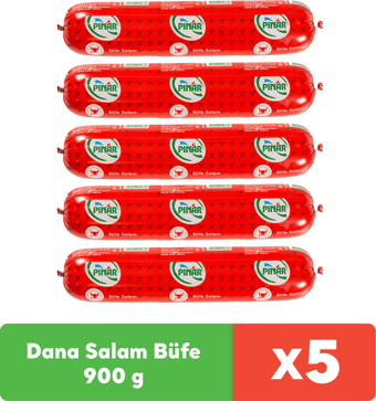 Pınar Dana Salam Büfe 900 g x 5 adet