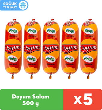 Pınar Doyum Hindi Salam 500 g x 5 Adet