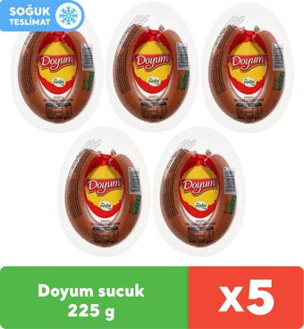 Pınar Doyum Hindi Sucuk 225 g x 5 Adet