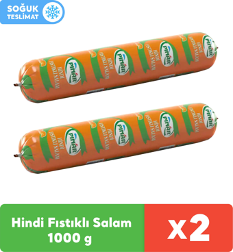 Pınar Hindi Fıstıklı Salam 1000 g x 2 Adet