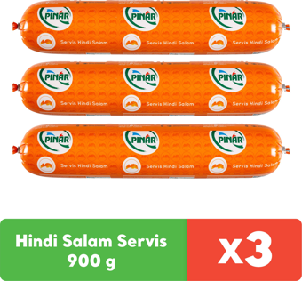 Pınar Hindi Salam Servis 900 g x 3 adet