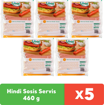 Pınar Hindi Sosis Servis 460 g x 5 adet