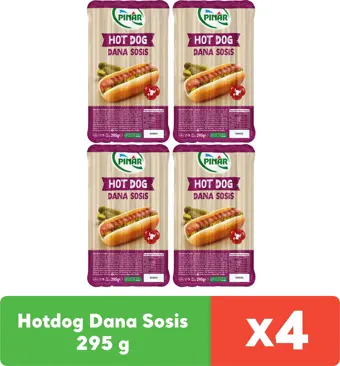 Pınar Hotdog Dana Sosis 295 g x 4 adet