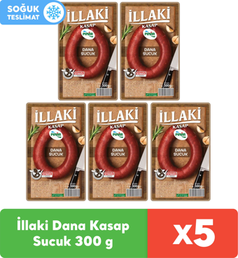 Pınar İllaki Dana Kasap Sucuk 300 g x 5 Adet