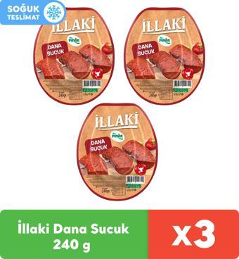 Pınar İllaki Dana Sucuk 240 g x 3 Adet