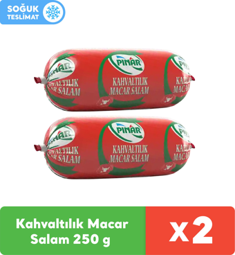 Pınar Kahvaltılık Dana Macar Salam 250 g x 2 Adet