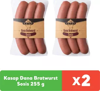 Pınar Kasap Dana Bratwurst Sosis 255 g x 2 adet