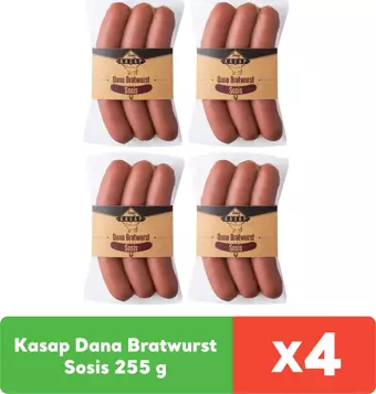 Pınar Kasap Dana Bratwurst Sosis 255 g x 4 adet