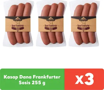 Pınar Kasap Dana Frankfurter Sosis 255 g x 3 adet