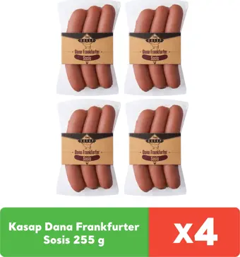 Pınar Kasap Dana Frankfurter Sosis 255 g x 4 adet