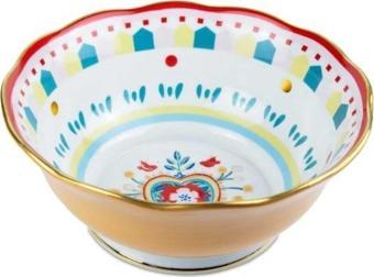 Baci Milano Mamma Mia Turuncu Desenli Kase 26 cm x 11 cm