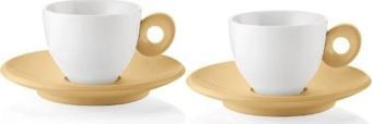 Guzzini Everyday 2'li Espresso Fincanı Hardal  9x12,5cm