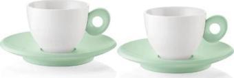 Guzzini Everyday 2'li Espresso Fincanı Yeşil  9x12,5cm
