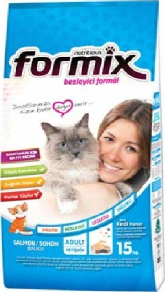 Formix Somonlu Yetişkin Kedi Maması 15 Kg