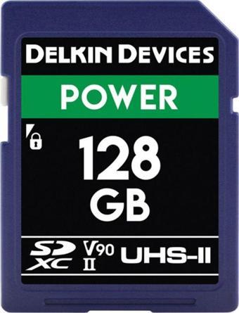 Delkin Devices 128Gb Power Uhs-Iı V90 Sdxc Memory Card 300 Mb/S