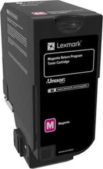 Lexmark 74C50M0 3.000 Sayfa Magenta Kırmızı Toner CS720-725 CX725