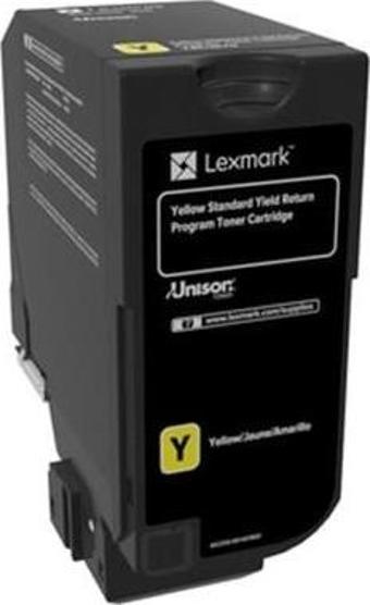 Lexmark 74C5SY0 7.000 Sayfa Yellow Sarı Toner CS720-725 CX725