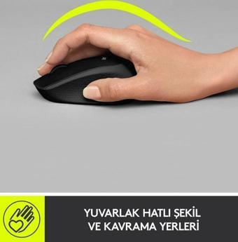 LOGİTECH M280 KONFORLU KABLOSUZ OPTİK MOUSE