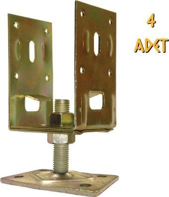 Kupa Ayarlanabilir Pergüle Ayağı - M14 Somun - 8-11.5 cm. - 4 Adet