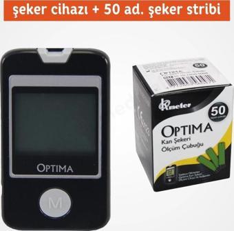 Optima Şeker Ölçüm Cihazı + Şeker Stribi 50'li