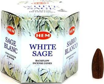 White Sage Back Flow Cones