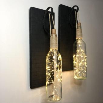 Mes Reves Design Siyah Led Işıklı Duvar Aplik 2Li