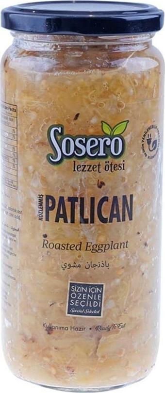 Sosero Közlenmiş Patlıcan 435 Gr Cam Kavanoz