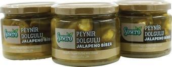 Sosero Peynir Dolgulu Jalapeno Biber 3 X 290 Gr Cam Kavanoz