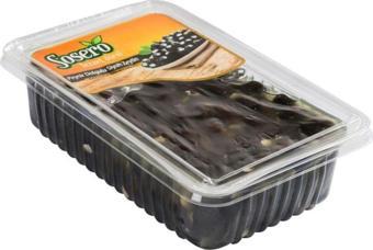 Sosero Peynir Dolgulu Siyah Zeytin 1250 Gr Tabak