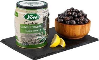 Yöre Gemlik Yıldızı Yağlı Sele Jumbo Siyah Zeytin 750 Gr Teneke