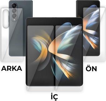 Winex Mobile Samsung Galaxy Z Fold 3 Ön-Arka Hayalet Darbe Emici HD Ekran Koruyucu Kaplama