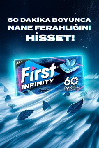 First Infinity 60 Dk Nane Aromalı Sakız 27 Gr - 12 Adet