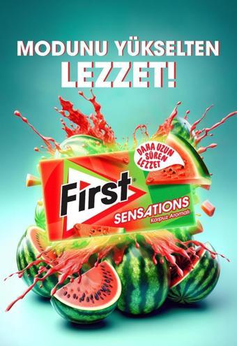 First Sensations Karpuz Aromalı Sakız 27 Gr - 12 Adet