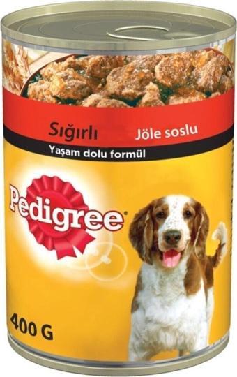 Pedigree Biftekli Köpek Konserve 400 Grx24 Adet