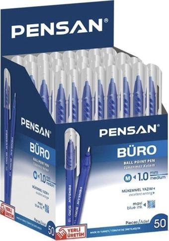 Pensan Büro Tükenmez Kalem Mavi 1.0 Mm 2270 - 50’Li