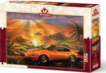 Art Puzzle Sarı Porsche - 1500 Parça 5406