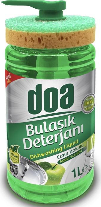 Doa Sıvı Bulaşık Det. Süngerli Elma Kokulu 1000 Ml