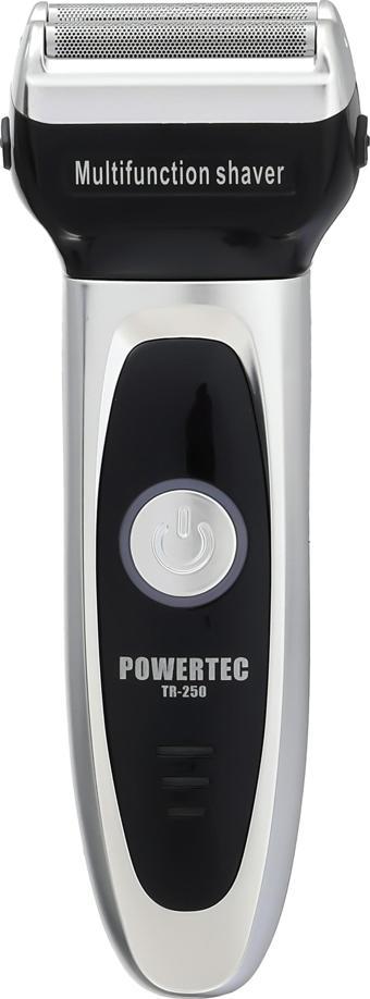 POWERTEC TR-250 Günlük Sakal Tıraş Makinesi  +Kulak-Burun Başlığı