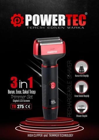 POWERTEC TR-275 3/1 Günlük Sakal Makinesı