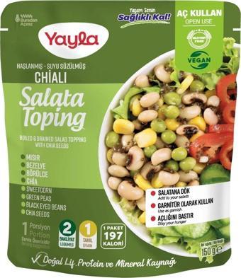 Yayla Haşlanmış Suyu Süzülmüş Chialı Salata 150 gr