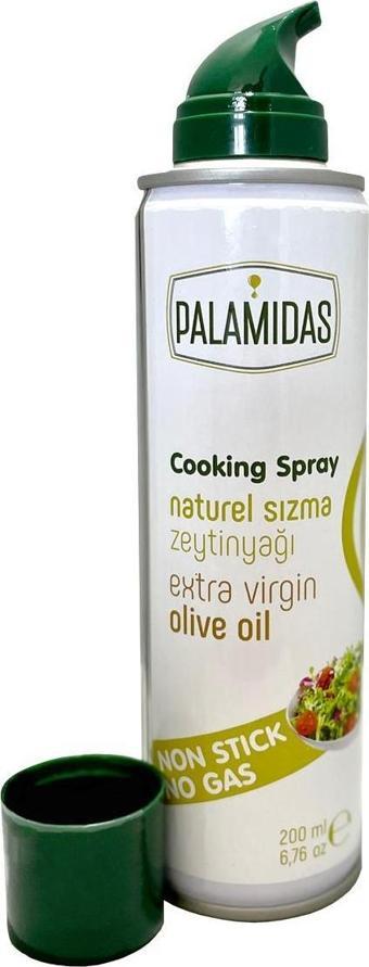 Palamidas 200 ml Sprey Airfryer Soğuk Sıkım Natürel Sızma Zeytinyağı