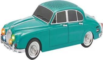 WS-596BT 1967 Model Jaguar Mark 2 10W Bluetooth Hoparlör Fm Radyo USB Tf Aux Destekli Speaker