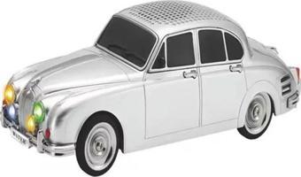 WS-596BT 1967 Model Jaguar Mark 2 10W Bluetooth Hoparlör Fm Radyo USB Tf Aux Destekli Speaker